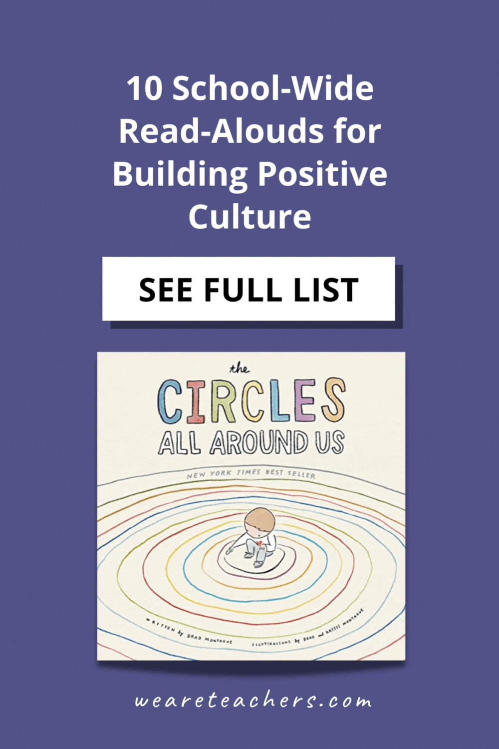 These titles make great read-alouds for building culture whether you read them to students, faculty, or both!