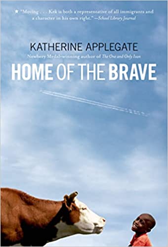 Book cover of Home of the Brave, as an example of 5th grade books