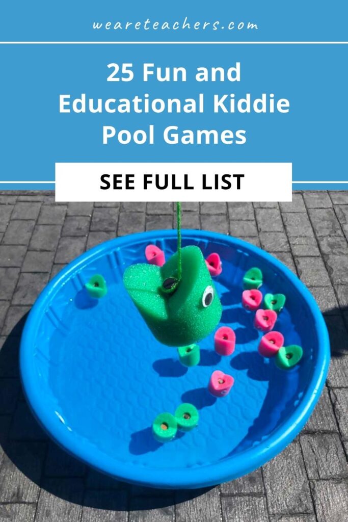 Summer is here and kiddie pools are in every store. They aren't just for swimming anymore though! Check out our favorite kiddie pool games.