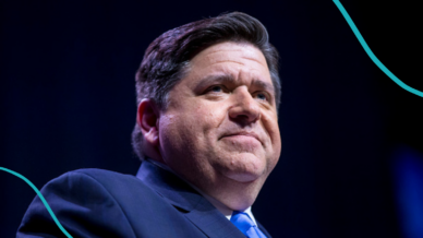 Governor JB Pritzker who recently signed Illinois law banning book bans